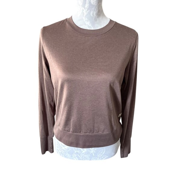 Vuori Women's Daydream Crew Performance Top Burnt Clay Small - Picture 1 of 5